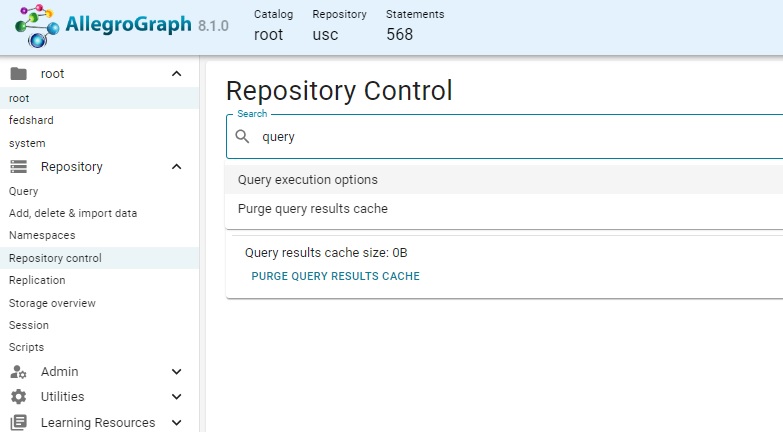 Repository control men