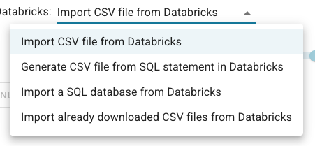 Databricks-download-options
